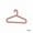 Pink, variant on Qholemyo 10 Pack Plastic Clothes Hangers Adult Size Durables Avoid Slip Clothes Hanger Space Saving Hangers Clothing Hangers Closet Hanger