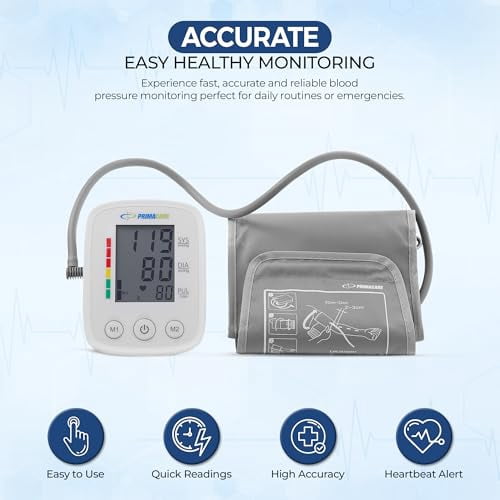 Primacare DS-8007 Automatic Digital Blood Pressure Monitor