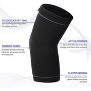 Protle Elbow Brace Compression Support Sleeve (Pair)–Pain Relief & Inflammation from Tendonitis, Tennis, Golf Elbow, Arthritis. Provide Protection for Workout, Weightlifting, Tennis…
