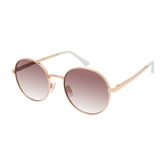 Martha Stewart Women's MS141 Vintage Metal UVA and UVB Protective Round Fashion Sunglasses, 50mm