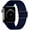 midnight blue, variant on LEIXIUER Stretchy Solo Loop Strap Compatible with Apple Watch Bands 38mm 40mm 41mm 45mm 44mm 42mm 49mm, Adjustable Braided Weave Nylon Band Women Men for iWatch Series 9 8 7 6 5 4 3 2 1 se ultra