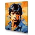 thumbnail image 2 of Designart "Stallone In Sapphire Popart Portrait" Pop Art Canvas Prints, 2 of 7