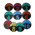 thumbnail image 4 of 10 Unids Baloncesto Spot Markers Trainer Aid Footstep Mat Absorción de Impactos Mat de Entrenamiento Marcadores de Disco Plano para Ejercicios Fútbol Cola ayuda de entrenamiento de baloncesto, 4 of 8