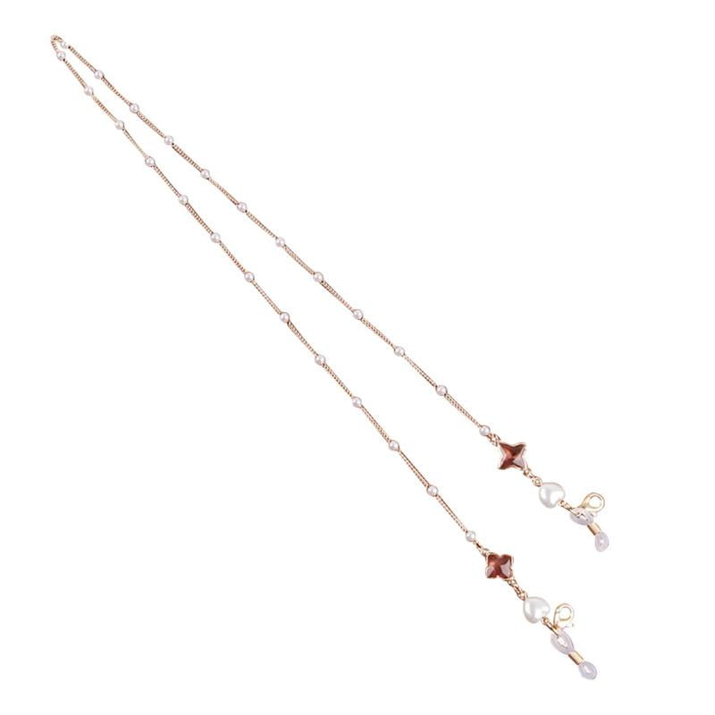 Eyeglass Chain Retro Fashion for Reading Glasses Kids Adults Orange