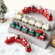 thumbnail image 2 of Adorno navideño de tren de madera, decoración de Feliz Navidad para la mesa del hogar, regalos de Navidad de Noel Natal, Feliz Año Nuevo 2023, 2 of 4