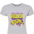 thumbnail image 3 of Marvel Hulk - Logo Pose - Juniors Fitted Graphic T-Shirt, 3 of 5