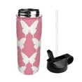 thumbnail image 2 of Sikiie Butterfly 2 Print 18OZ Insulated Straw Cup, Portable Leak-proof Sports Water Bottle, Stainless Steel Water Cup Suitable for Home and Outdoor, 2 of 8
