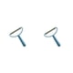 thumbnail image 1 of Injueey Eliminador de pelusas de metal Reemplazo Ergonómico Antideslizante Lavable Antióxido Cama para el hogar Cepillo para el cabello para Azul 2piezas, 1 of 4