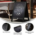 thumbnail image 5 of Flash Furniture Canterbury 30x20" A-Frame Wood Magnetic Chalkboard in Black, 5 of 7