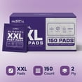 thumbnail image 2 of ProHeal XXL Alcohol Wipes, Individually Wrapped - 150 ct. Sterile Alcohol Prep Pads Fully Saturated with 70% Isopropyl, Extra Coverage, 2 of 6