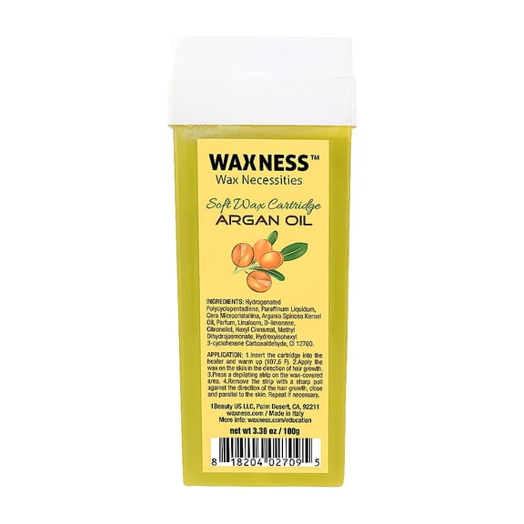 Waxness Wax Necessities Argan Premium Soft Wax Cartridge 3.38 oz 100g