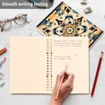 thumbnail image 5 of Retro Tribal Pattern Ring Binder Notebook Journey Note Diary College Ruled Spiral Notebook Study Loose Leaf Paper A5 60 Pages, 5 of 8
