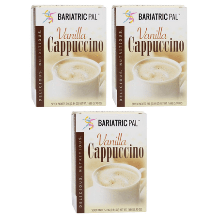 BariatricPal Hot Cappuccino Protein Drink - Vanilla Size: 3-Pack