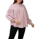 thumbnail image 1 of CAMISAS Y BLUSAS DE MATERNIDAD CHIC INSPIRADORAS PARA MUJERES, CON PLECA, BOTONES Y MANGA LARGA, TOP DE EMBARAZO Y LACTANCIA, TALLA 2XL, ROSA, 1 of 6