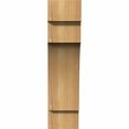 thumbnail image 2 of 3 1/2"W x 6"D x 14"H Mediterranean Smooth Corbel, Western Red Cedar, 2 of 9