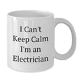 thumbnail image 2 of Funny Electrician Gifts I Can't Keep Calm I'm An Electrician White Coffee Mug for Men Friends Family, 2 of 4