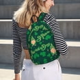 thumbnail image 5 of Bixox St Patrick's Day9 Printing Canvas Backpack Lightweight Casual Travel Backpack School Backpack Fits 15.6 Inch Notebook, 5 of 5