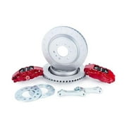 Alcon 360 x 32 mm Rotors & 4-Piston Red Calipers Rear Brake Upgrade Kit for 2010Plus Ford F-150