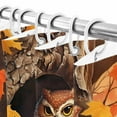 thumbnail image 6 of Cute Owl Autumn Orange Maple LeavesWatercolor Oil Painting Style, 6 of 6