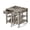 rustic grey, variant on VEANERWOOD Set of 2 End Tables with Charging Station, Narrow Side Tablefor Small Space, Skinny Nightstand with Storage Drawer, Rustic Grey