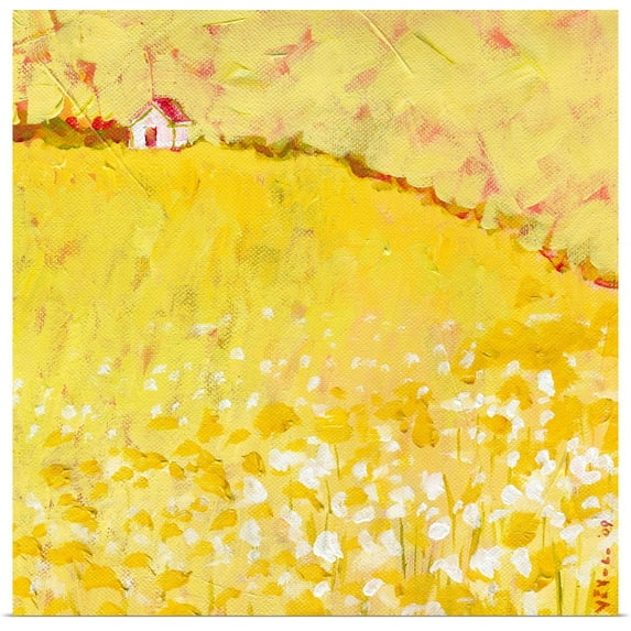 Great BIG Canvas | Rolled Jennifer Lommers Poster Print entitled Little House on a Hill