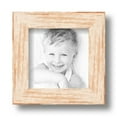 thumbnail image 2 of ArtToFrames 5" x 5" Knotty Pines Pecan with White Wash Picture Frame, 5x5 inch White Wood Poster Frame (WOM-4771), 3 Pack, 2 of 7