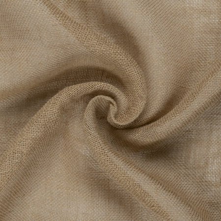 Allen Company Folded & Precut Jute Burlap with Gold Tinseling Craft Fabric  46 W x 2-Yards  Gold Tinsel