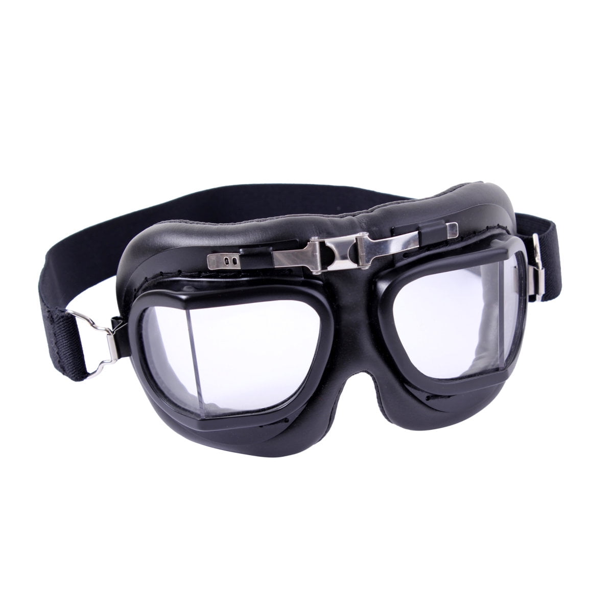 Black- WWI Aviator Style Goggles by Rothco
