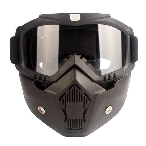 Motocross Gafas Para Casco Máscara De Motocicleta Accesorios Para Moto Estilo Harley Desmontables