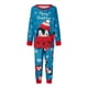 thumbnail image 2 of Conjuntos de pijamas familiares a juego Fiomva con estampados de Papá Noel, pijamas navideños para hombres, mujeres y niños., 2 of 8