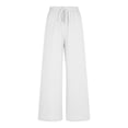 thumbnail image 7 of Xuyuer Womens Cotton Pants Wide Leg Loose Swimsuit Coverups Summer Pants Beach Vacation Outfits, 7 of 7