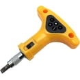 thumbnail image 1 of HUGFEGWE Phillips Slotted Head Screwdriver Set 1/4 Inch Hex Shank Anti-Slip Ratchet Magnetic Screwdriver Bit Set 75mm Length Repair Tool CJB91-23144, 1 of 1