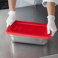 thumbnail image 2 of Vollrath 52432-02 Super Pan V 1/3 Size Red Flexible Steam Table / Hotel Pan Lid, 2 of 2