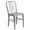 Silver, variant on Bowery Hill 18.5" Modern Steel Metal Indoor-Outdoor Dining Chair in Green