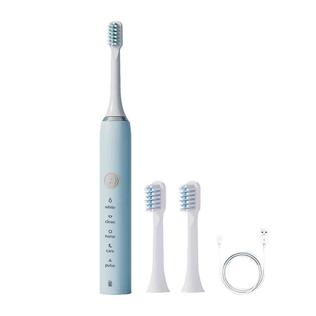 High Frequency Toothbrush 3 Brush Heads Adults And Children 6 Modes Toothbrush