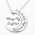 thumbnail image 3 of YYKihy Mothers Day Jewelry Gift From Daughter Mom & Daughter Necklace English Necklace Love Forever Necklace Good Love Splicing Good In Friends One Necklaces, 3 of 5
