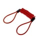 thumbnail image 1 of Disco Freno Bloqueo Motocicleta Alarma Disco Bloqueo Seguridad Cable Rojo, 1 of 1