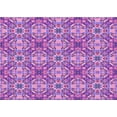 thumbnail image 1 of Ahgly Company Indoor Rectangle Patterned Dark Orchid Purple Area Rugs, 6' x 9', 1 of 1