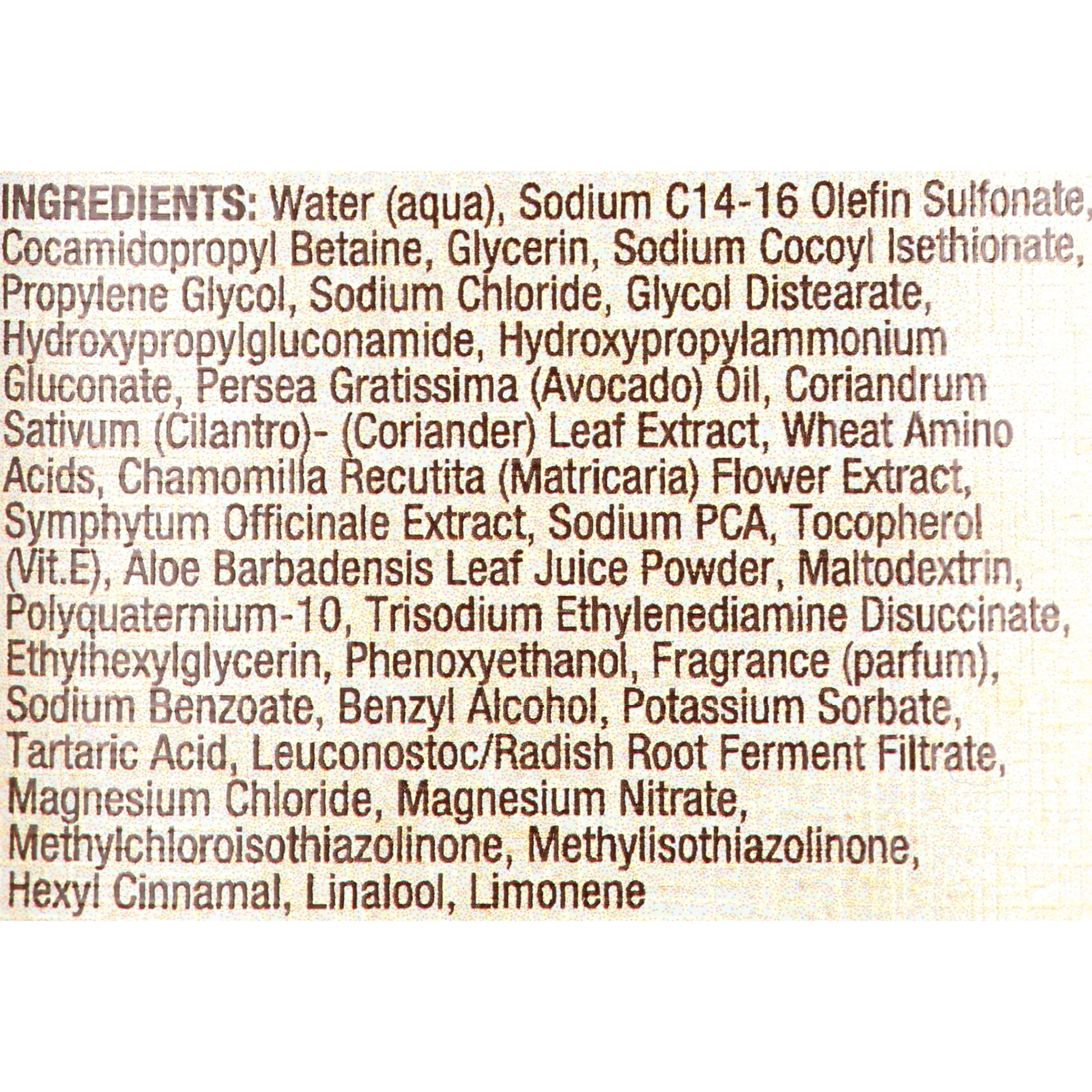 (2 pack) FANTASIA Avocado & Cilantro Shampoo 355ml/12oz