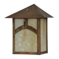 thumbnail image 2 of Meyda 155817 9 in. Seneca Hill Top Wall Sconce, Beige Vintage Copper, 2 of 6