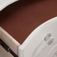 thumbnail image 3 of American Woodcrafters Rodanthe Dove White Three-drawer Wood Nightstand, 3 of 3