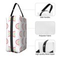 thumbnail image 3 of Goofa Rainbow Printed Toiletry Bag with Handle,Large Capacity Travel Makeup Cosmetic Bag for Women, Carry on Airport Airline Compliant Bag, 3 of 9