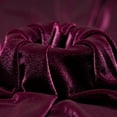 thumbnail image 3 of Ice Fabric Stretch Velvet Fabric by the Yard - 60" Wide Soft Stretchy Fabric for Sewing Clothes, Apparel, Costume, Crafts - 90% Polyester 10% Spandex - Plum - 2 Yards, 3 of 7