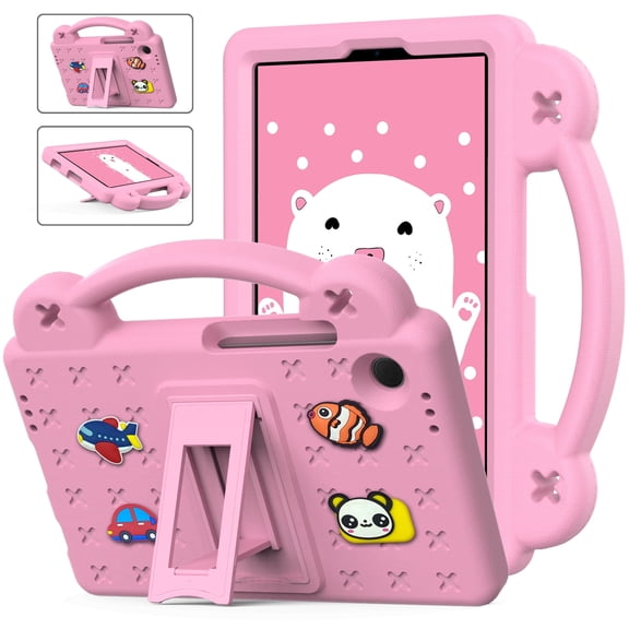 Case for Samsung Galaxy Tab A11 2025/A9 2023 8.7 inch Model (SM-X110/X115/X130/X135) Cute Portable Kids Shockproof Cover With Stand