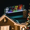 thumbnail image 4 of Vital Cozy Christmas Garage Door Cover with Led String Light Red Large Xmas Garage Door Banner Backdrop （70X157 Ft）, 4 of 8