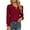 Wine, variant on ShiShine Womens Long Sleeve Tops Dressy Puff Sleeve Casual Shirts V Neck Blouses Fall Outfits 2025