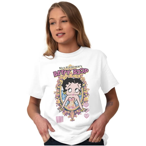 Max Fleischer's Betty Boop Cartoon Short Sleeve Women's Graphic Tee Brisco Brands S
