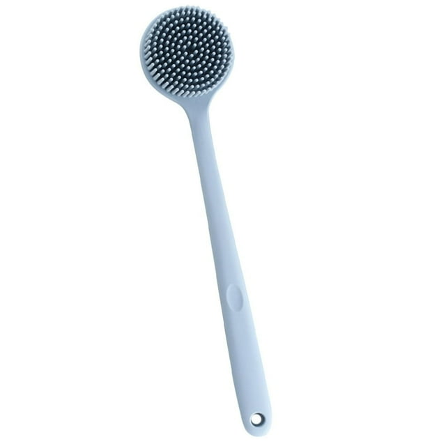 CHOK Silicone Back Scrubber Exfoliating Body Scrubber Bath Brush Back Cleaning Brush with Handle