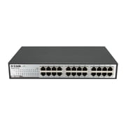 D-Link DGS-1024D 24-Port Gigabit Unmanaged Metal Desktop or Rackmount Switch (DGS1024D)