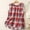 Red, variant on Womens Tank Tops Plaid Print Vest Round Neck Tie String Bow Top Breathable Camisoles for Women Red M